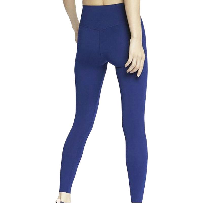 Nike Solid Color Quick-Dry Slim Fit Fitness Pants Women Bottoms Blue AT3099-492