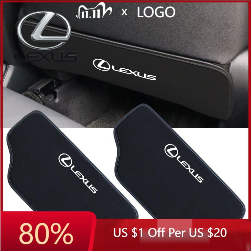 EAV3 2026 Hot Interior Stickers 1Pcs Car Seat Anti-Kick Mats Anti-Dirty Protect Pads For Lexus ES300 RX330 RX300 GS300 IS250 IS200 CT
