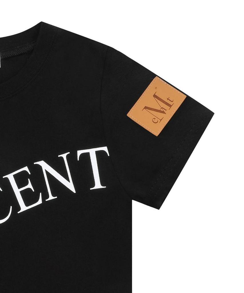 Mucent Leather Point Signature Short Sleeve Tee