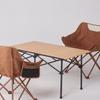 Height-Adjustable Aluminum Outdoor Folding Table