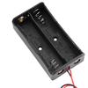 10pcs Double 18650 Battery 3.7V Storage Box Holder Case Black High Strength