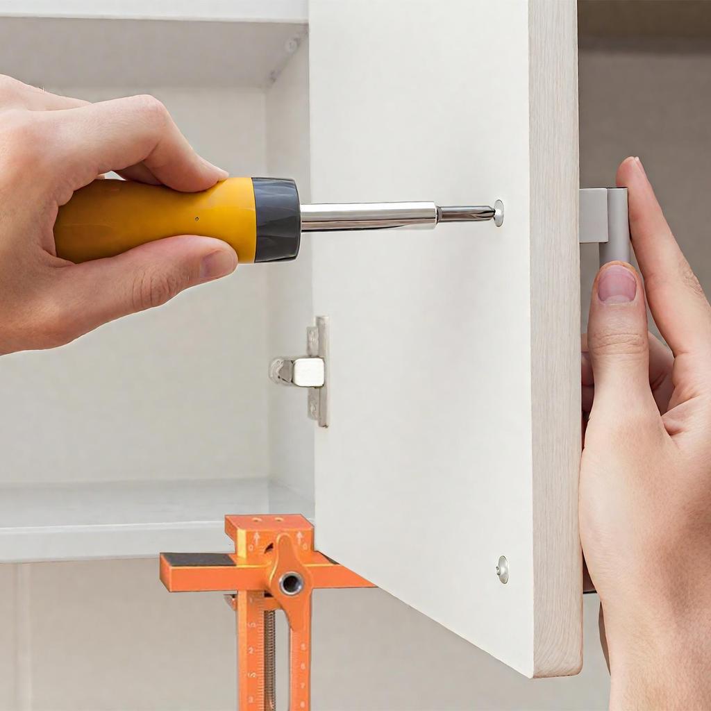 Cabinet Door Positioning Tool Adjustable Tools For Installing Cabinets Multi-Purpose Power Tool Accessory Jig For Hotel Rental