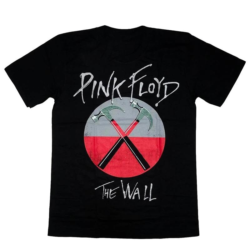 Harajuku Hip Hop Streetwear Top Pink Floyd Print T-shirt Men Women Oversized Y2k Cotton Hip Hop T-shirt Short SleeveTee Clothes