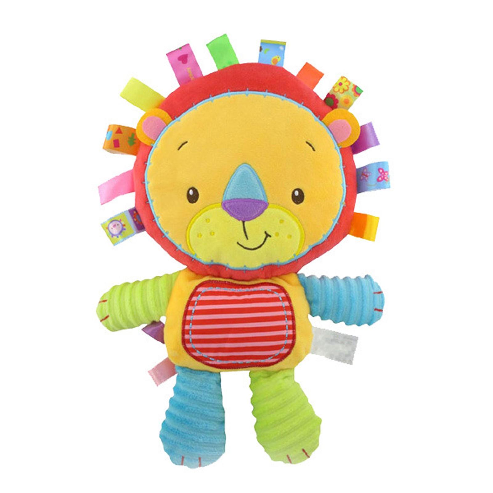 

Детская плюшевая игрушка-подвеска в виде животного из мультфильма, подарок на день рождения, мягкая успокаивающая сенсорная игрушка-подвеска со встроенной погремушкой One Size