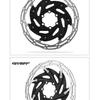 2025 RYET Bicycle Brake Rotors 6-Bolts&Center-Lock 140mm/160mm MTB Road Bike Bicycle Parts Disc Brake Rotors Cycling Accessories