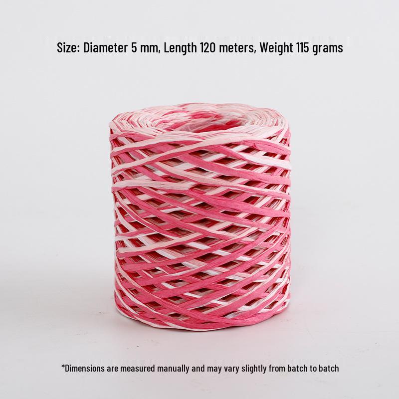 Colored Raffia Rope Binding Strap for Bouquets and Gift Bows
