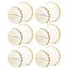 6PCS Fabric Lampshades Cloth Pleated Decorative Lamp Replacement Shade Clip On for Table Wall Lamps