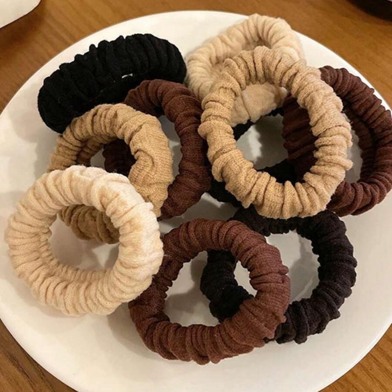 1pcs Elasticity Thickened Versatile Simple Scrunchies, Hair-Friendly Hair Ties Ponytail Holders Hair Elastics Hair Rope, Hair Bobbles