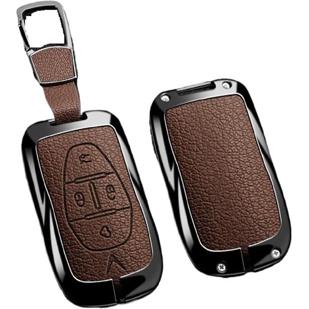 

Zinc Alloy Leather Car Key Cover Shell Fob Vinfast VF3 5 6 7 8 9 31EV 32EV 33EV LUX A2.0 SA2.0 V8 Accessories(C -2) D -1