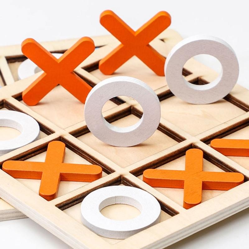 OX Chess Interaction Leisure Board Game Funny Developing Intelligent Parent-Child Toy Family Table Game