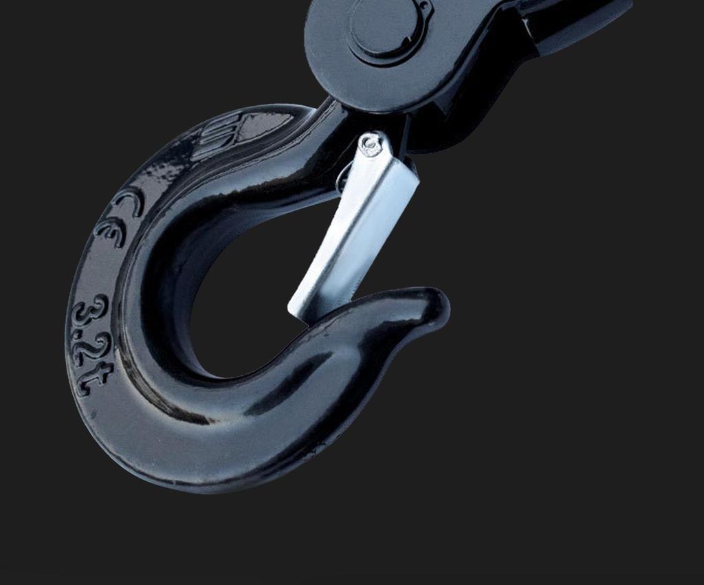 Manual Hand Chain Hoist, HSH Ratchet Tensioner, 0.75T to 3T Capacity