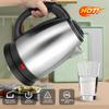 2.0L Hot Water Kettle Electric 1000W Stainless Steel Teapot with Auto Shut-Off Anti-Dry Design,Quick Boil for Hotel Family Trip
