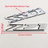 3D ABS Red Chorme Logo Z71 Emblem Car Fender Badge For Chevrolet Tahoe Colorado Cheyenne Chevy Silverado Z71 Sticker Accessories