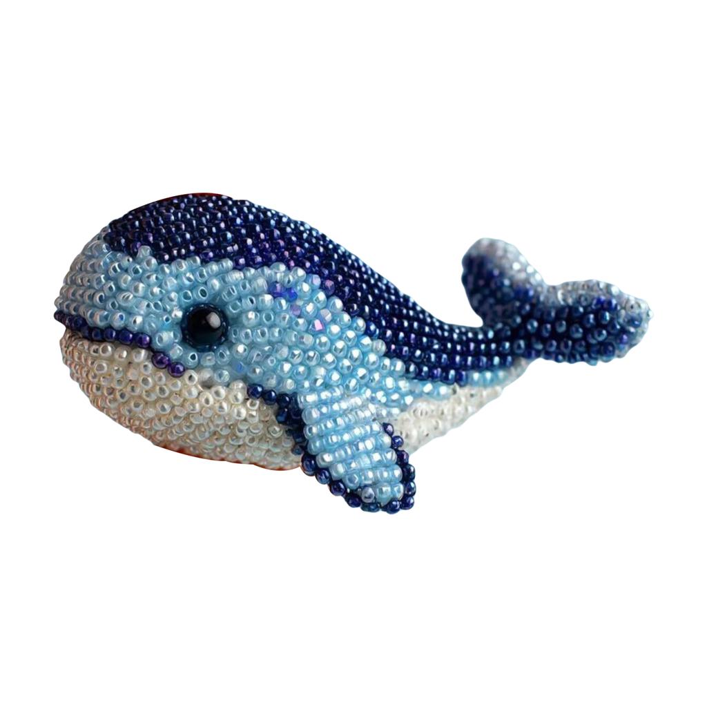 Sady výšivky korálky mořských tvorů DIY zvířata Trojrozměrná korálková práce Řemeslná sada (Pouze balíček materiálů) pro začátečníky