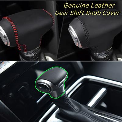 Leather LHD AT Car Gear Shift Collars for Trumpchi GS8 2018-2020 Accessories Gear Head Shift Knob Protection Cover