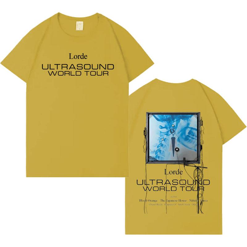 Singer Lorde Gothic Graphic Men Women Aesthetic Tshirt Cotton Harajuku High Quality Cozy Oversized Short Sleeve T Shirt Hot Sale