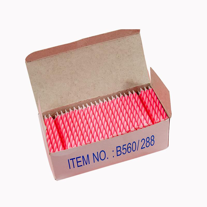 Birthday Candles Multi-color Threaded Candles Small White Boxed Spiral Small Candles Bulk Linear Birthday Candles