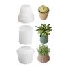 Personalized Resin Plant Holders Mold Artistic Silicone Vase Molds Resin Flower Pots Home Decorations Crafting Molds