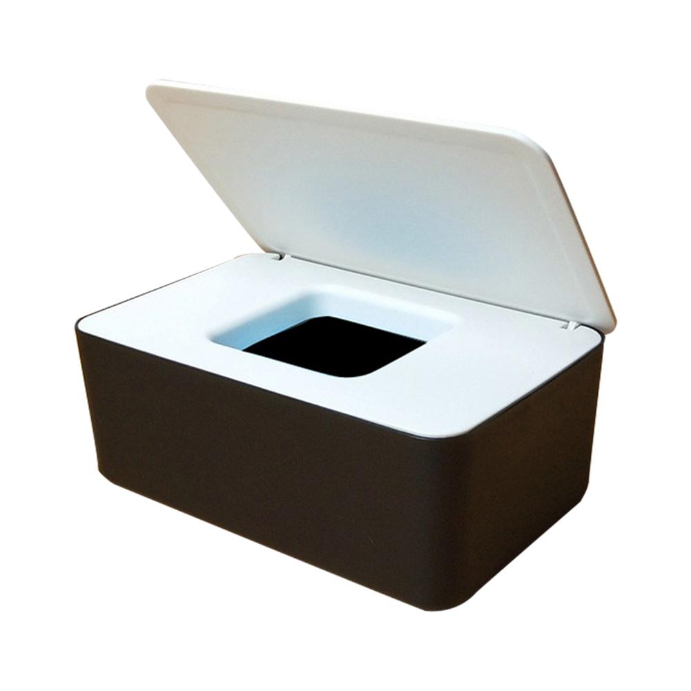 Wet Wipes Dispenser with Lid Plastic Tissue Dispenser Box for Bathroom Bedroom Living Room