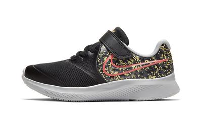 Star Runner 2 Low Top Kids' Running Shoes Black Red Yellow Children Aged 3 7 Years Old CD6823-002
