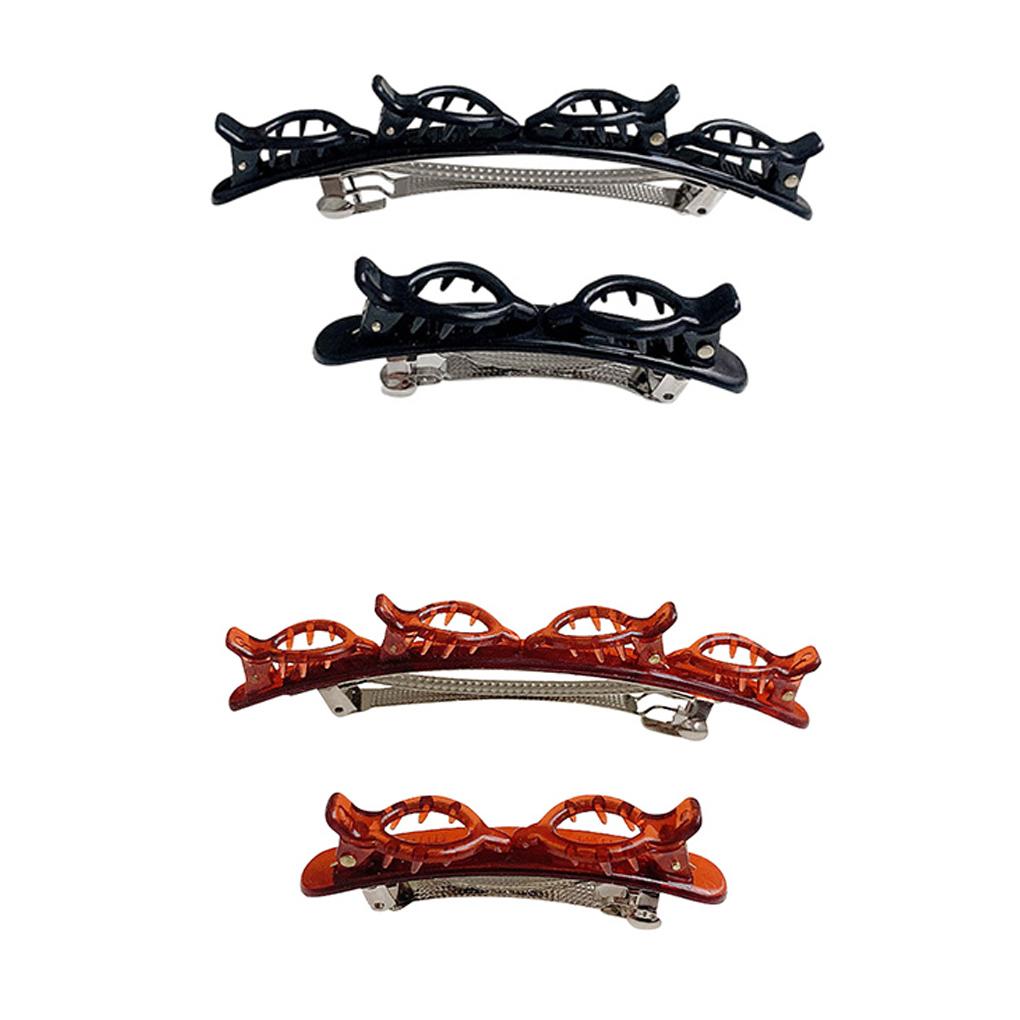 Black Braider Hair Clip Burst Pin Hairdo Bring Hair Hoop Multi\-storey Wisp Air Weave Head Hoop Styling Tool