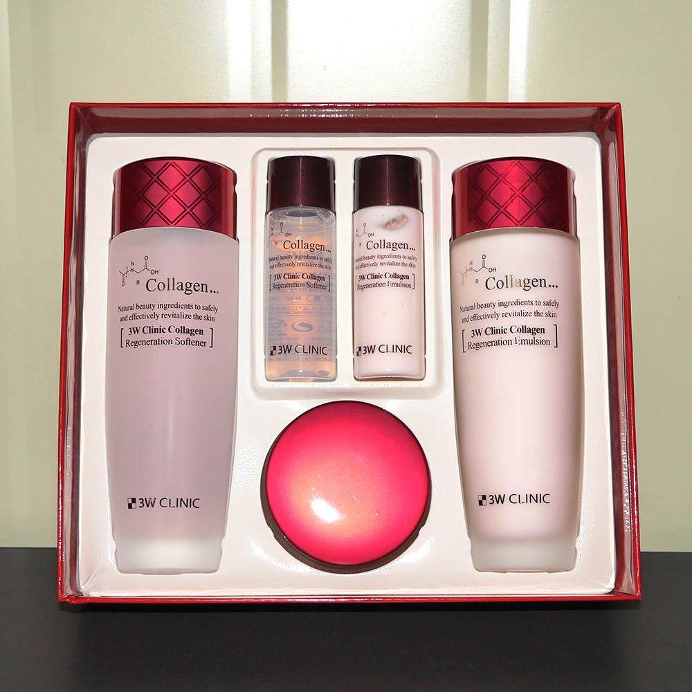 Collagen XWFVSWJK Regeneration Women s Cosmetics Skincare 3-piece Set
