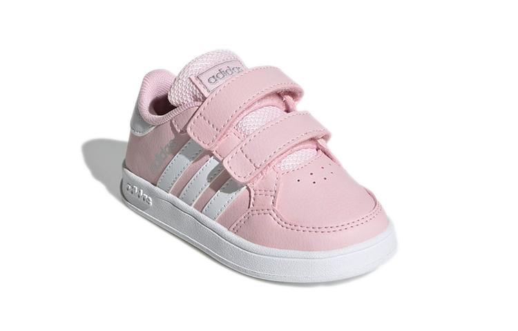Adidas Neo Breaknet Low top Skateboard Shoes Pink White Infant And Toddler GZ7647
