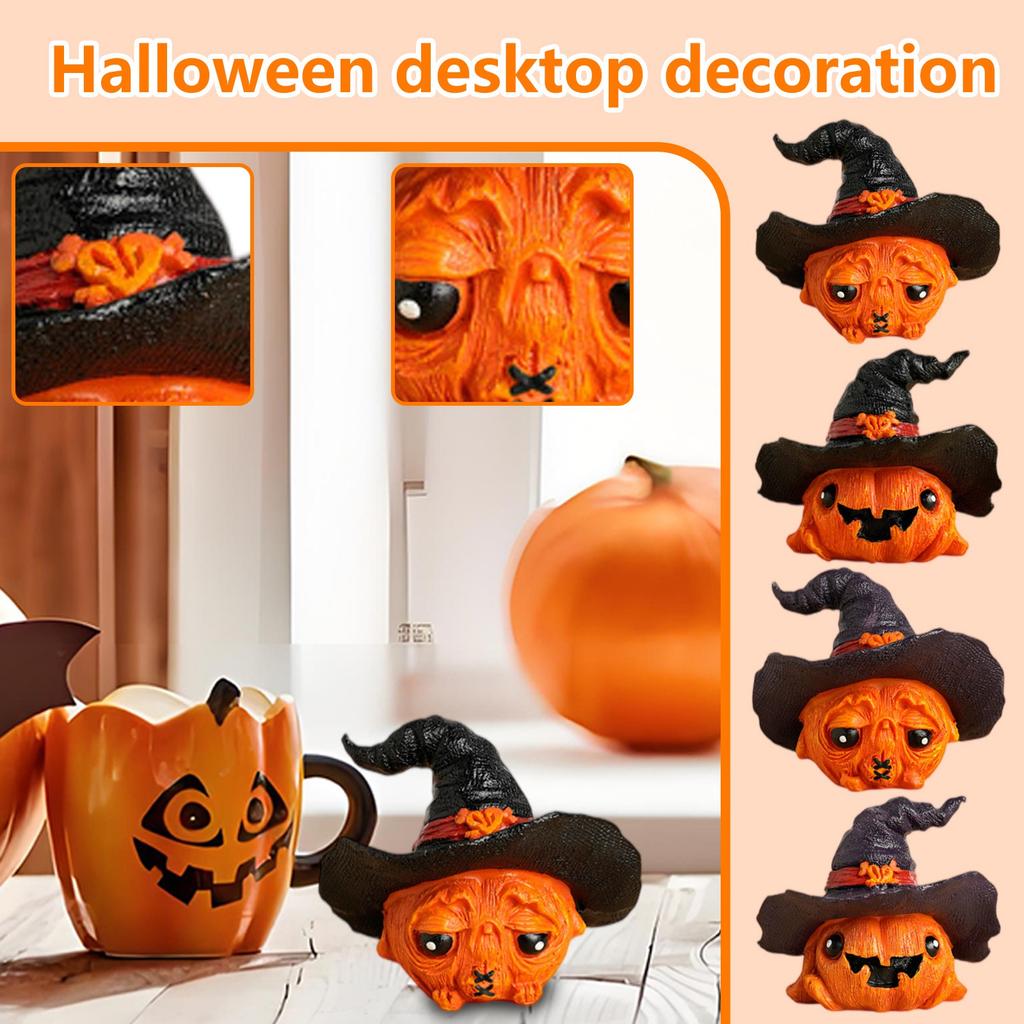 Halloween Ghosts Witch Pumpkin Resin Creative Ornament
