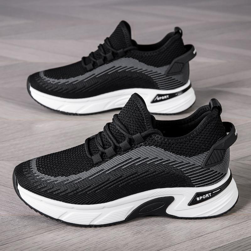 Fashion New Breathable Men's Vulcanized Shoes Outdoor Casual Sneakers Summer Thick Bottom Low Top Casual Shoes Treking Footwear Trainers