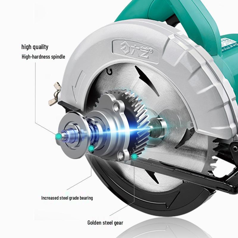 Dayi 7 & 9 Inch Electric Circular Saw - High Power, Portable, Multi-function Wood Cutting Machine.