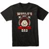 World's Best Poodle Dad Dog Breed T-Shirt - Poodle Shirt
