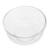 1Pcs 6 Inch Heat Resistant Glass Salad Bowl Transparent Fruit Dessert Serving Bowl Wide Rim Easy Clean for Weddings Gatherings