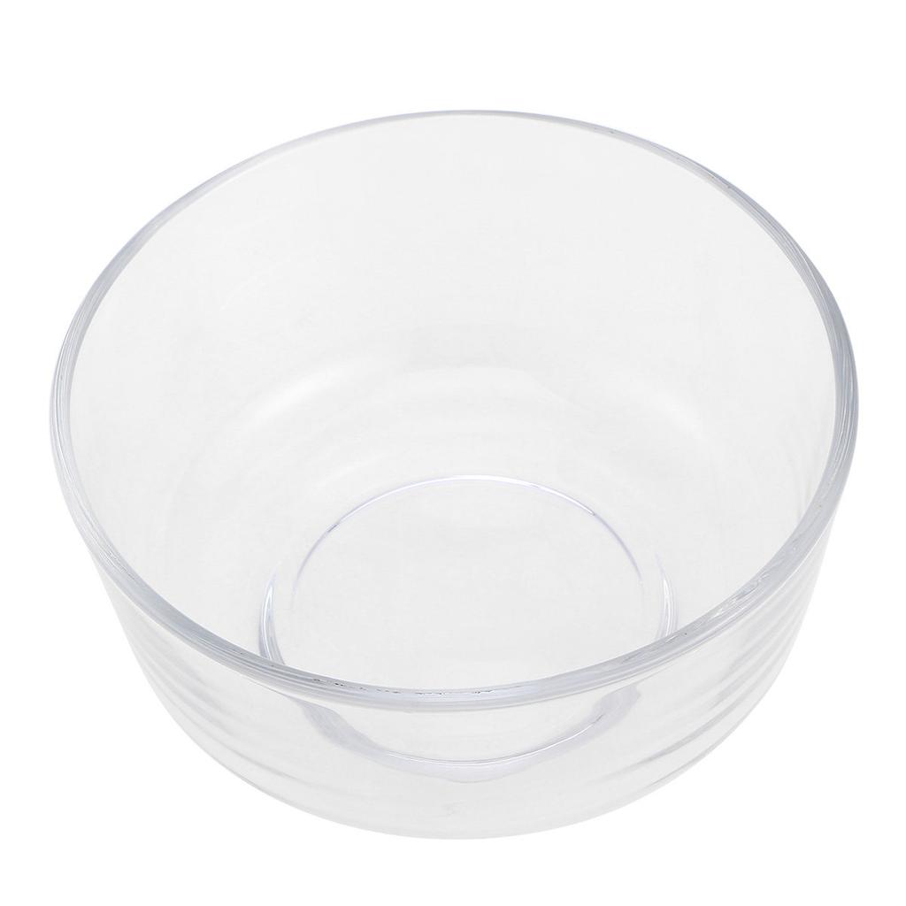 1Pcs Transparent Glass Salad Bowl 6 Inch Heat Resistant Fruit Dessert Serving Bowl for Parties Wedding Reception