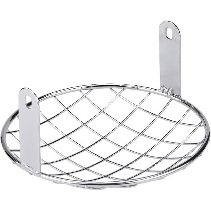 For Motorcycle, 7 Inch Headlight Mesh Grille Side Mount, Universal Cafe Racer Mask, Silver Headlight Lamp Cover, Motorcycle Headlight Cover