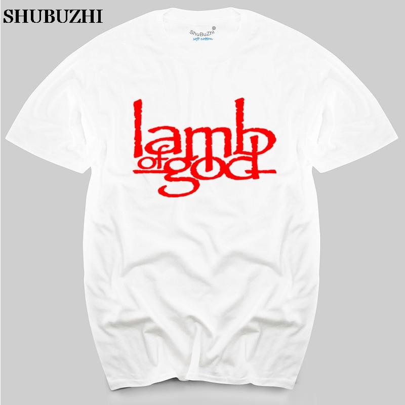 T-shirt Mens x3XL Lamb of God Shirt Men's Top Tees Cotton Tee-shirt Euro Size New Shubuzhi Brand
