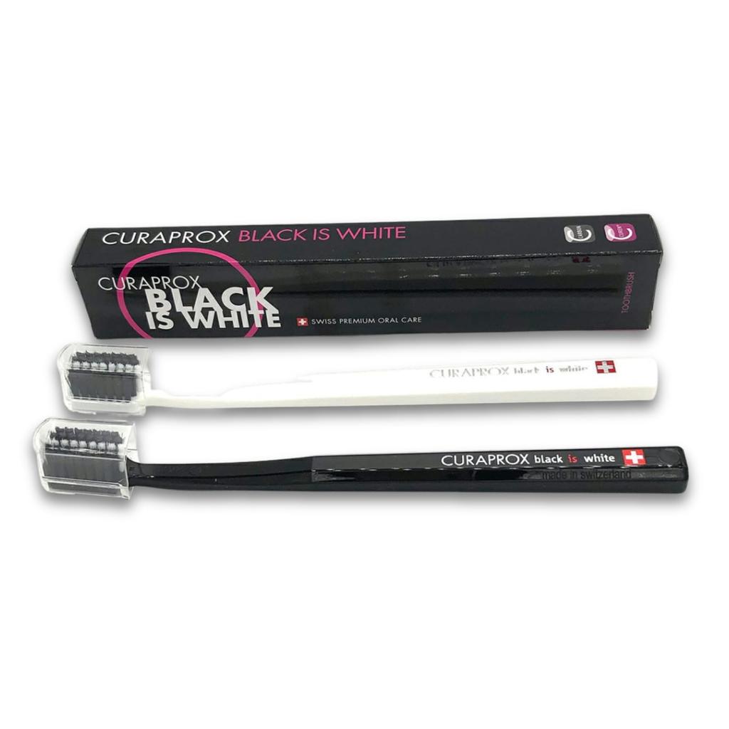 Curaprox Limited Eco Pack Toothbrush Black Is White X (Black White) 2-Pack