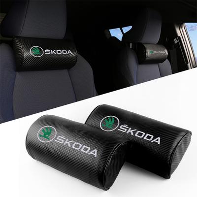Oreiller de siège auto Repose-nuque Repose-tête de voyage Support tête cou Pour Octavia Kamiq Kodiaq Superb Rapid Karoq Fabia Yeti