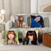 Japanese Singer Aimyon Pillow Case Office Cushions Suitable For Sofa Car Bedroom Decorative Cushion Cover