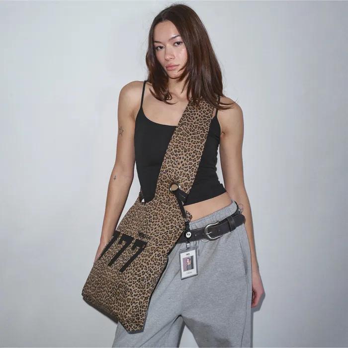 777Angels Bag / Beige Leopard