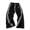 2025 Autumn/Winter Men's Striped Hip Hop Straight-Leg Casual Pants