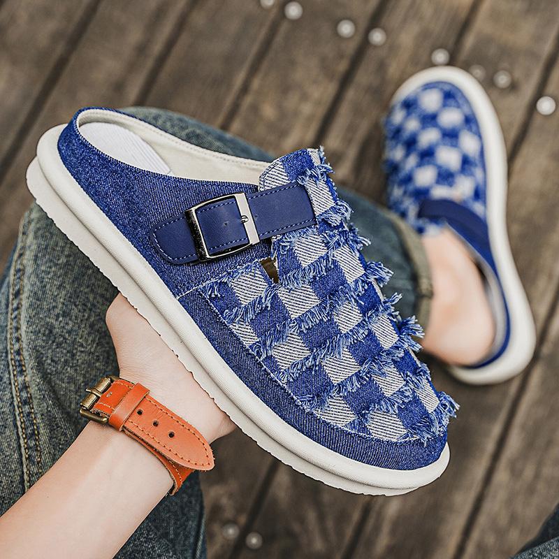 Pantofi sport pentru bărbați, vară, fără spate, pantofi casual, papuci, pantofi sport Plus Size pentru studenți, sandale supradimensionate 39-47