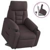 VidaXL Recliner Armchair Dark Brown Fabric 3303037