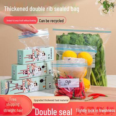 Skladovanie vecí – Potravinová vrecká so zipsom