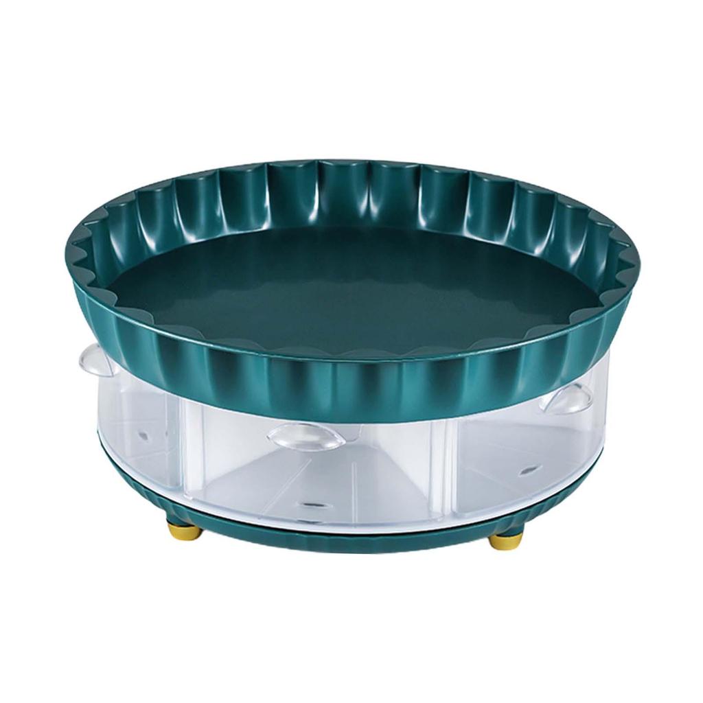 Rotation Spice Rack Holder Cosmetic Space Saving Removable Non Skid Drinks Seasoning Storage Tray