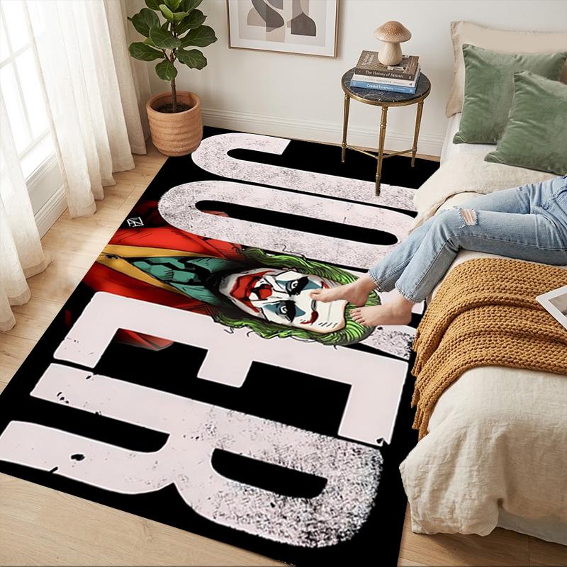Joker Art Living Room Nonslip Area Rug Soft Carpet For Bedroom Game Playroom Sofa Office Home Decor Doormat Christmas Gift C929378