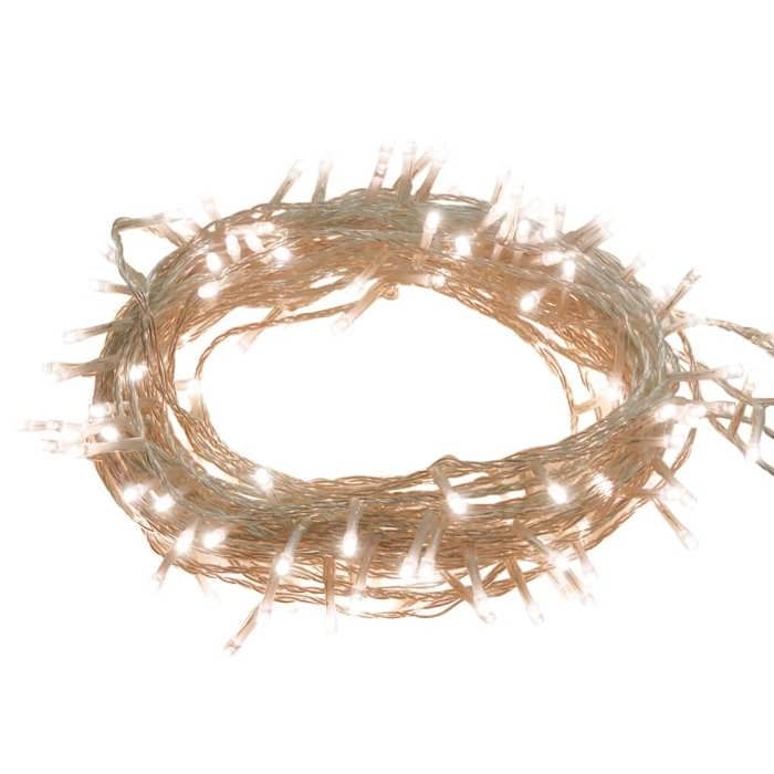 VidaXL Guirlande LED avec 300 LED Guirlande Lumineuse Décoration de Fête Ornement de Noël Salle de Séjour Intérieur Blanc 343229