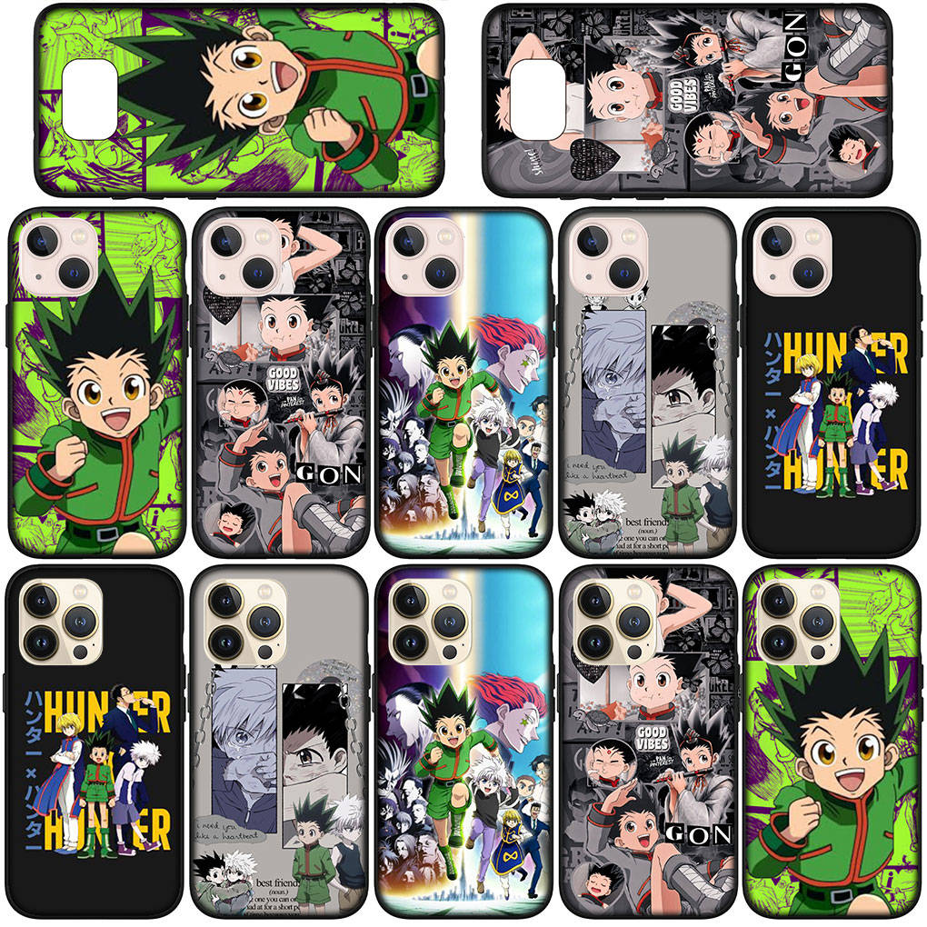 Etui na telefon dla Samsung Galaxy S25 S24 S23 iPhone 16 15 Xiaomi Redmi Note 14 13 12 16E X 11 Pro Max OPPO Moto Huawei Gon Freecss Killua Hunter X Hunter