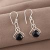 Black Tourmaline Earrings Gemstone Jewelry, 925 Solid Sterling Silver Earrings, Handmade Amazing Earrings Jewelry