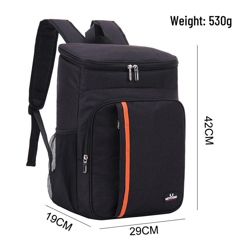 Large Capacity Waterproof Insulated Picnic Backpack - Leakproof Ice Pack Shoulder Bag