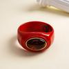 Europe American Style Acrylic Bangle Smudging Retro Hand Ring Cute Irregular Wide Bracelet  Girls